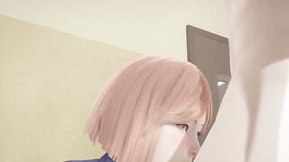 Jujutsu Kaisen Hentai - Nobara Kugisaki Hardsex in a library - Japanese Asian Manga Anime Game Porn - 8 image