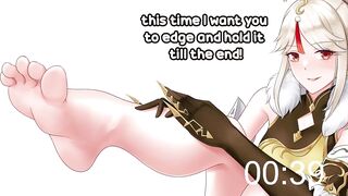 You help Ningguang to test a censorship spell JOI(femdom, feet, edging, censorship, domination) - 6 image