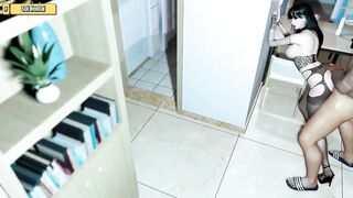 Hentai 3D (ep104) - Hina get fuck with a old man - 4 image