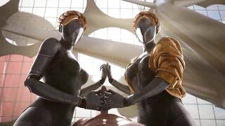 Atomic Heart - The Twins Compilation (Best Animations with Sounds)