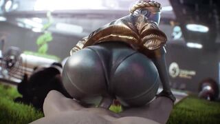 Atomic Heart - Twin's Big Ass Fucked in Reverse Cowgirl (Animation with Sound) - 3 image