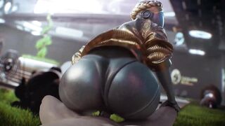 Atomic Heart - Twin's Big Ass Fucked in Reverse Cowgirl (Animation with Sound) - 4 image