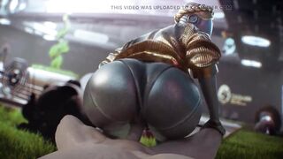 Atomic Heart - Twin's Big Ass Fucked in Reverse Cowgirl (Animation with Sound) - 6 image