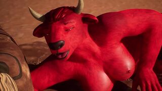 Demonic Female Monster Likes Anal - 3D Animation - 1 image