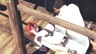 Hentai 3D ( HS17) - Big boob warrior red head - 3 image