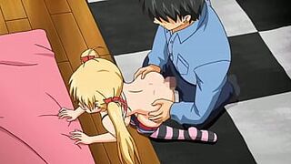 Petite Anime Girl Doggy Style - 1 image