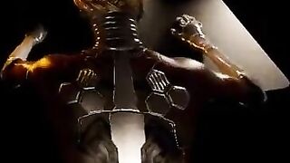 Two twins right and left from the atomic heart get a portion of sex. 3D VR animation hentai video game Virt a Mate anime cartoon - 10 image