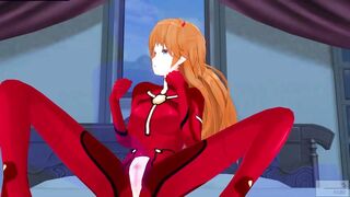 uncensored anime eva Asuka first time ASMR - 3 image