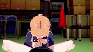 Sword Art Online Hentai 3D - Asuna x Kirito - Handjoob, Blowjob, Fucks with cum inside - Anime Manga Japanese Porn - 5 image