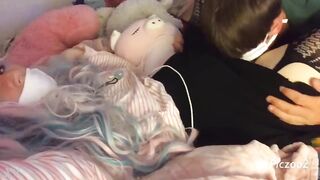 guy licks pussy anime girl and she cums - 7 image