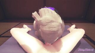 Genshin Impact Hentai 3D - POV Lisa boobjob suck and fucked - Japanese manga anime game porn - 7 image