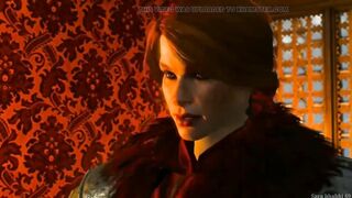 Geralt lost race to Cerys to win her in bed The Witcher 3