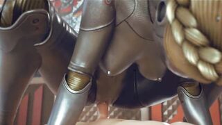 Atomic Heart - Riding Twin Gets Her Pussy Filled (Animation with Sound) - 2 image