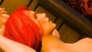 Geralt couldn't resist Triss Marigold,s Big Ass Witcher 3 - 9 image