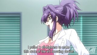 X-ray Glasses to see Girls' Boobs at College | Uncensored Hentai [Subtitled] - 2 image