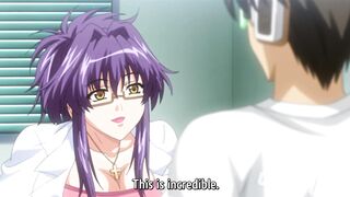 X-ray Glasses to see Girls' Boobs at College | Uncensored Hentai [Subtitled] - 3 image
