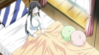 Girl with big boobs fucks in toilet [Hentai Uncensored] - 2 image