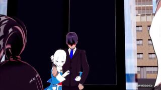 Cucking Shion, Banging Gura. A Hololive hentai parody! - 7 image