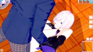 [Eroge Koikatsu! ] FGO (Fate) Mash Kyrielight rubs her boobs H! 3DCG Big Breasts Anime Video (FGO) [Hentai Game Fate] - 8 image