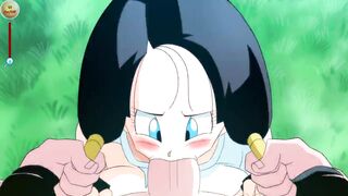 Kame Paradise 3 - Videl sucks a huge cock (Videl sex scene) - 4 image