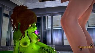 Furry Hentai 3D - Lizard x Human Wolf Blowjob & Fucked(Uncensored) - Japanese Asian Manga Anime Game Porn Yiff