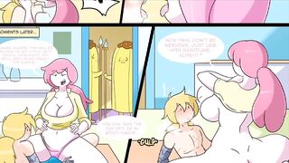 Horny Big Boobs Doctor Needs Her Patient's Semen After They Fuck - Cartoon Comic - 4 image