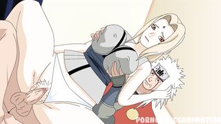 Naruto XXX Porn Parody - Tsunade & Jiraiya Animation (Hard Sex) ( Anime Hentai) - 8 image