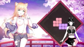 Slut Lilyvelle plays Sakura Hime (Full Hentai Game) Solving puzzles to get fucked in various positions! - 8 image