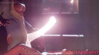 Lara Croft Fucks Futanari - 8 image