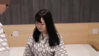 Uncensored. 18 year old cute amateur. She is a Japanese beauty with black hair. She has a blowjob and creampie sex - 2 image