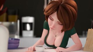 Big Hero 6 - Aunt Cass First Time Anal (Animation with Sound) - 5 image