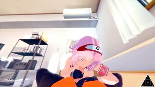 KOIKATSU Sakura Naruto, have sex anime uncensored... Thereal3dstories - 3 image