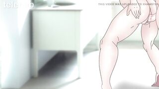 Midoria fucked Uraraka in the shower HENTAI !My Hero Academia 2d porn - 6 image