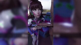 Overwatch Compilation - Best of DVA 2023 Part 1 (Animations with Sounds) - 4 image