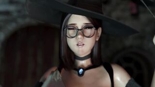 The witch and futa magic girl - Hentai 3D 10 - 2 image