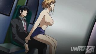 Busty Teen Fucks a Married Man - Hentai Uncensored [Subtitled] - 7 image