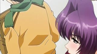Busty MILF Gives a Young Boy a Hot Bath - Hentai Uncensored [Subtitled] - 3 image