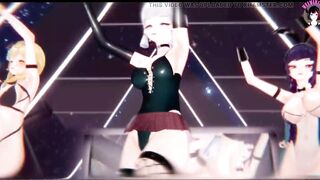 Genshin Impact - 3 Girlfriends Dance + Futanari Threesome Sex (3D HENTAI) - 6 image