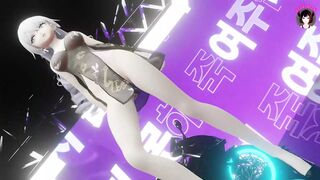 Sexy Anime Girl Dancing + Gradual Undressing (3D HENTAI) - 1 image