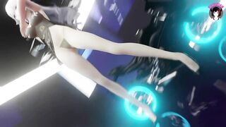 Sexy Anime Girl Dancing + Gradual Undressing (3D HENTAI) - 3 image