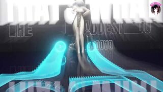 Sexy Anime Girl Dancing + Gradual Undressing (3D HENTAI) - 4 image