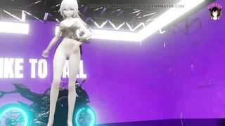 Sexy Anime Girl Dancing + Gradual Undressing (3D HENTAI) - 6 image