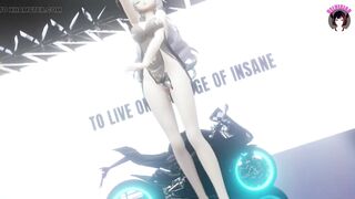Sexy Anime Girl Dancing + Gradual Undressing (3D HENTAI) - 8 image