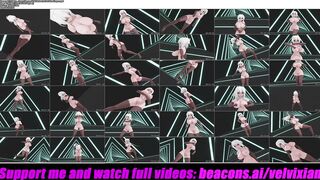 Haku - Sexy Dance Full Nude In Hot Stockings (3D HENTAI) - 10 image
