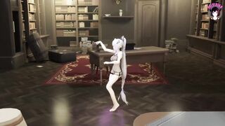 3 Sexy Girls Dancing In Hot Nightgown (3D HENTAI) - 3 image