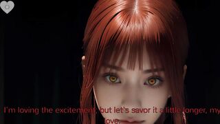 Makima Waifu From Chainsaw Man Night Tokyo Date POV - Uncensored Hyper-Realistic Hentai Joi, With Auto Sounds, AI - 2 image