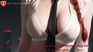 Makima Waifu From Chainsaw Man Night Tokyo Date POV - Uncensored Hyper-Realistic Hentai Joi, With Auto Sounds, AI - 5 image