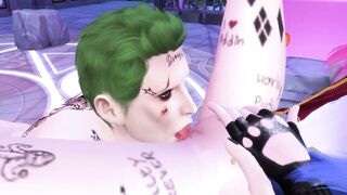 The Joker And Harley Quinn - 3d Hentai Rough Sex Scene - 4 image