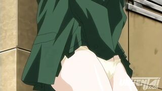 Pervert Caught Spying in the Girls Locker Room | Uncensored Hentai - 9 image