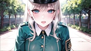 Military girls Camp waiting for your orders (with pussy masturbation ASMR sound!) Uncensored Hentai - 8 image